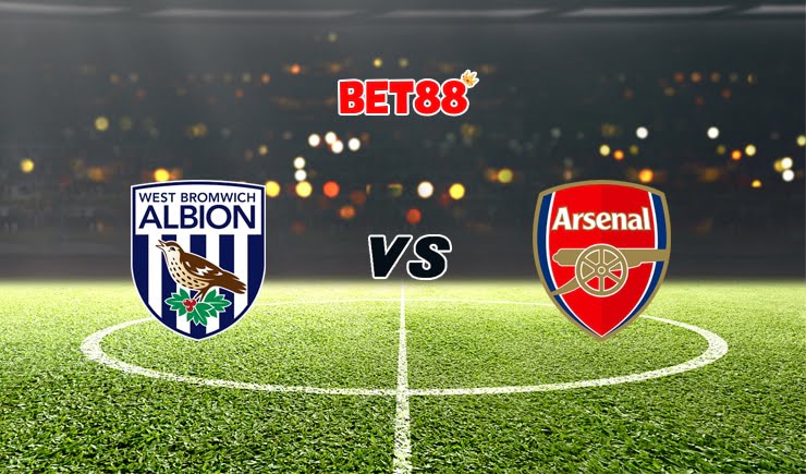 Soi kèo HappyLuke trận West Bromwich vs Arsenal, 03h00 – 03/01