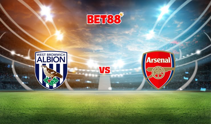Soi kèo tỷ số FB88 trận West Bromwich vs Arsenal, 02h00 – 26/07