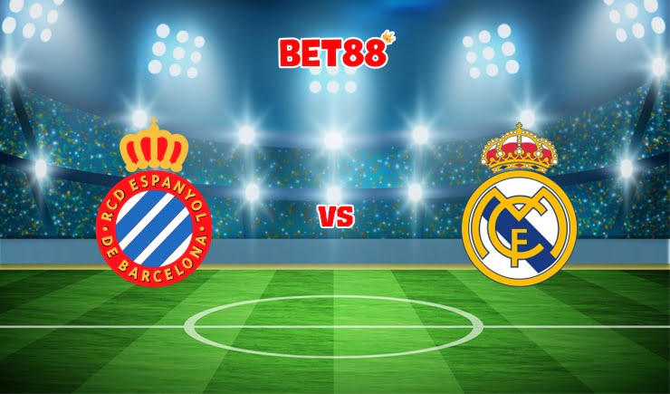 Soi kèo bóng đá FB88 trận Espanyol vs Real Madrid, 21h15 – 03/10