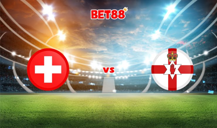 Soi kèo V9BET trận đấu Thụy Sĩ vs Bắc Ireland, 01h45 – 10/10