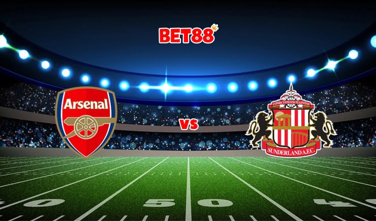 Soi kèo V9BET trận đấu Arsenal vs Sunderland, 02h45 – 22/12