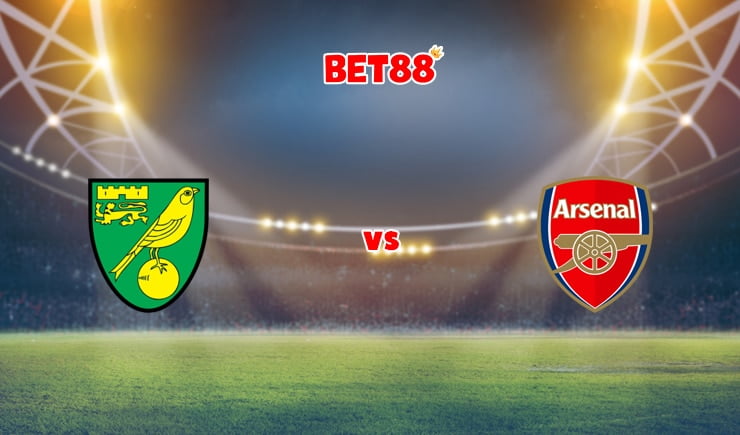 Soi kèo VN88 trận Norwich City vs Arsenal, 22h00 – 26/12