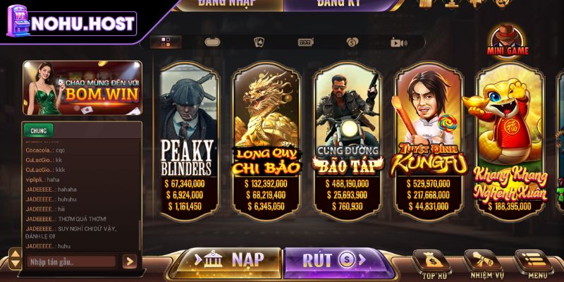 BOMWIN và hệ sinh thái trò chơi trải nghiệm mỗi ngày